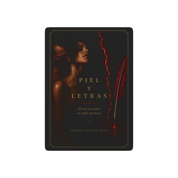 Luxury 'Piel y Letras' Playing Cards – Elegant Gothic Poker Deck