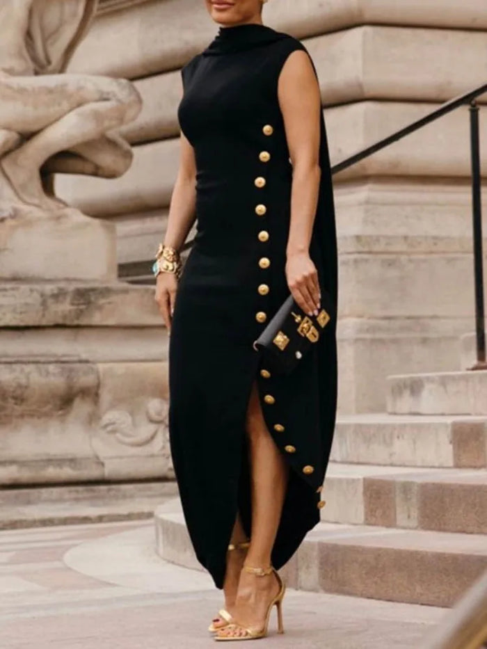 Shawl Collar Vintage Dresses