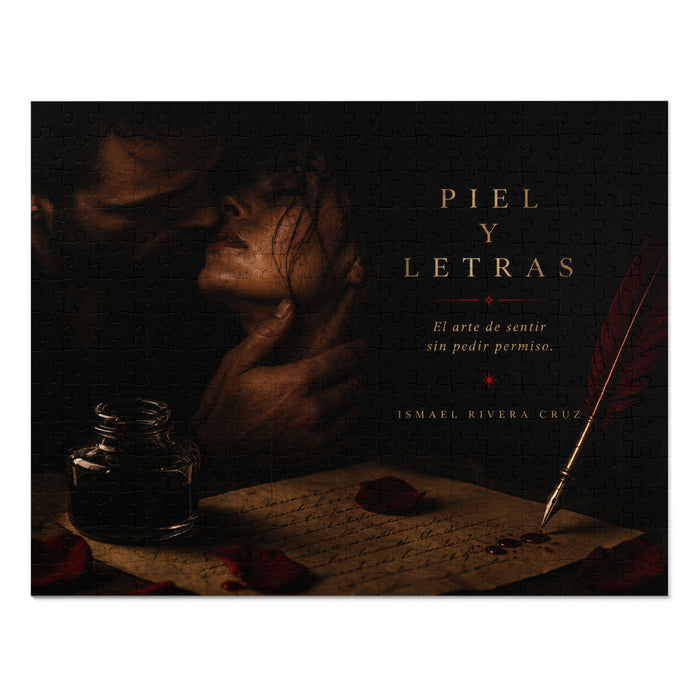 Piel y Letras Romantic Quote Jigsaw Puzzle (with Tin)