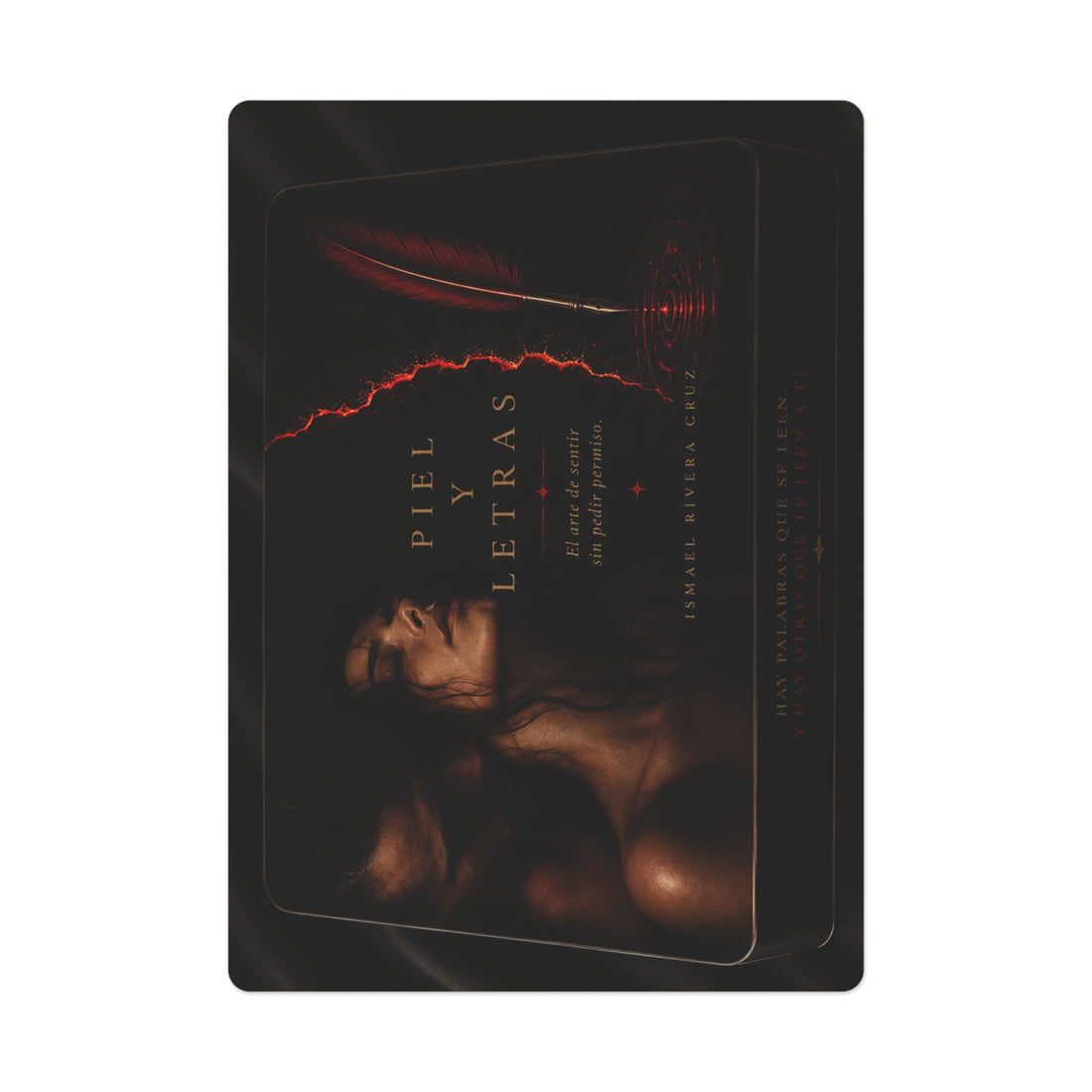 Piel Y Letras Poker Cards