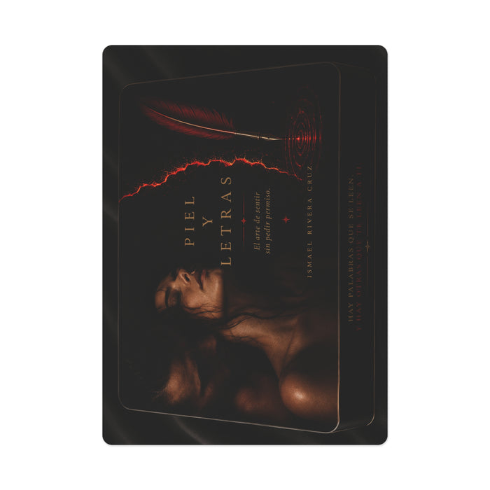 Piel Y Letras Poker Cards