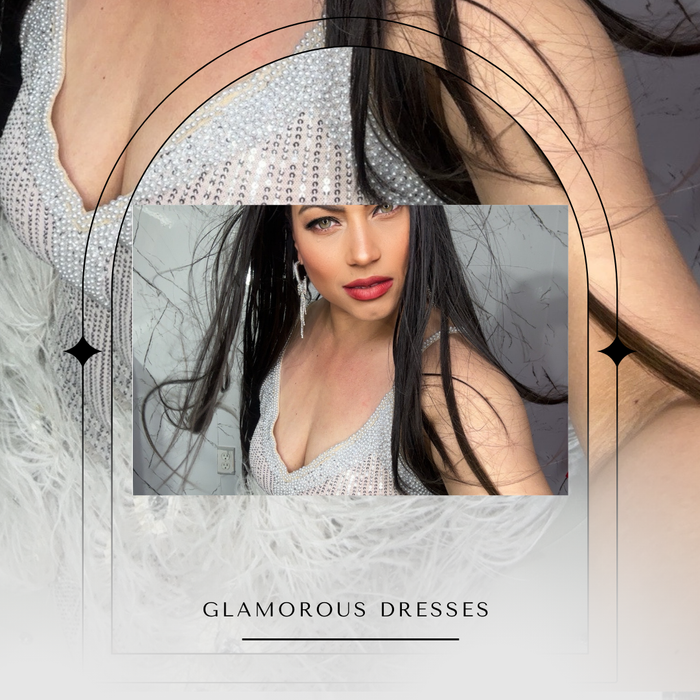 Women Fashion Liliana Sequined Evening Party Dresses