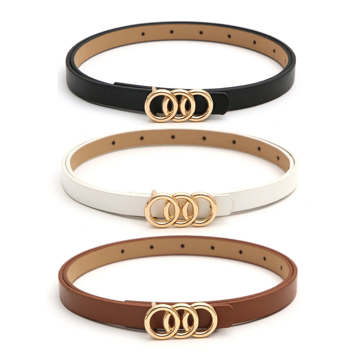 3pcs Women's Belt Universal For All Seasons