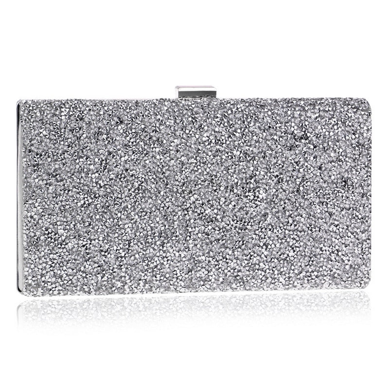 Diamonds Metal Rhinestones Clutch